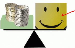 balancing money and happiness